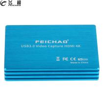 FEICHAO 4K 1080P for HDMI to USB3.0 Video Capture Card USB Dongle Automatically Adjust Settings Game for OBS Stream Live Broadcast Case
