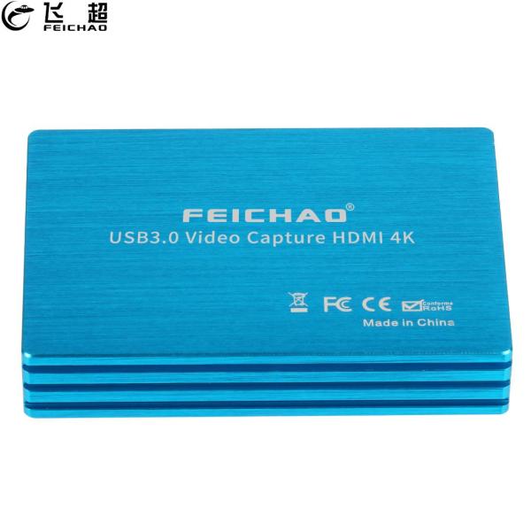 FEICHAO 4K 1080P for HDMI to USB3.0 Video Capture Card USB Dongle Automatically Adjust Settings Game for OBS Stream Live Broadcast Case