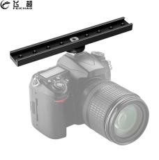 FEICHAO Hot Cold Shoe Extension Rail Bracket Bar 18cm 1/4  Screw Mount for Flash Speedlite Video Light Microphone for Canon Nikon Sony
