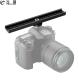 FEICHAO Hot Cold Shoe Extension Rail Bracket Bar 18cm 1/4  Screw Mount for Flash Speedlite Video Light Microphone for Canon Nikon Sony