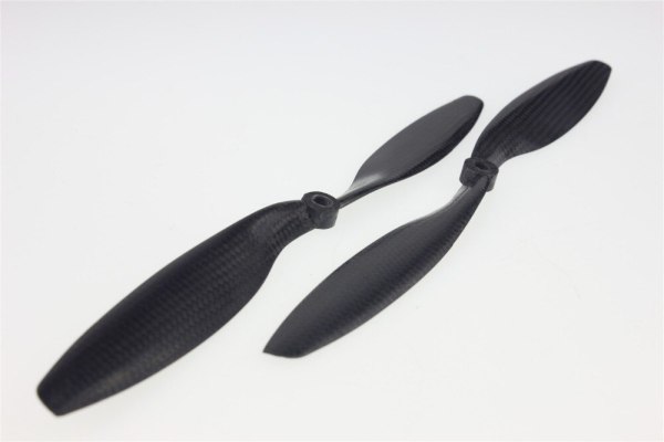FEICHAO 1Pair CW CCW 1245 CF Props Props 12x4.5 3K Carbon Fiber Propeller For RC Helicopters FS