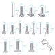 FEICHAO 10Pcs M2.5 M3 M4 Hexagon Socket Head Cap Screws Allen Hex Socket Head Screw Bolt Fastener M3*8/10/12mm/16mm/20mm/30mm