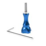 FEICHAO CNC Aluminum Alloy Long Thumb Knob Screw Adjustable for GoPro Hero 13 8 7 6 5 Max Sjcam XiaoYi 4K  Action Camera Accessories