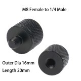 FEICHAO 1/4  3/8  5/8  M8 M6 Male to Female Thread Screw Mount Converter Adapter Mic Bracket Stand Tripod Plate SLR Camera Accessories