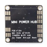 FEICHAO Mini Power Hub Power Distribution Board PDB with BEC 5V & 12V for FPV 250 ZMR250 Multicopter Quadcopter