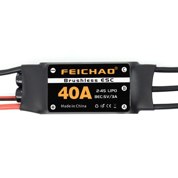 FEICHAO 4PCS 40A Drone Helicopter FPV Parts Multicopters Speed Controller Brushless ESC Durable Components RC Toys Accessories
