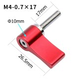 FEICHAO M4 M5 1/4  Screw 17mm 20mm Thread Adjustable Handle Clamp Locking Adapter Stainless Steel 304 L Shape Wrench Camera Accessories
