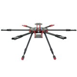 FEICHAO Q705/ Q650 3K Carbon Fiber 6-Alex Drone Folded Arm FPV UAV Quadcopter Frame Kit w/ Landing Gear Skid for DIY Helicopter