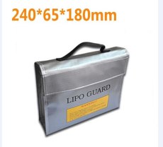 FEICHAO High Quality Fireproof Explosionproof RC LiPo Battery Safety Bag Safe Guard Charge Sack 240 * 180 * 65 mm L M S size
