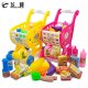 FEICHAO 20in1 Plastic Shopping Cart Toys Mini Trolleys with Fruit Vegetable Kitchenware Toy Gift Furniture Toys Children Play House Toys