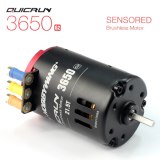 Hobbywing QUICRUN 3650 Sensored 6.5T / 8.5T /10.5T /13.5T / 17.5T / 21.5T 2-3S Racing Brushless Motor for 1/10 Rc Car