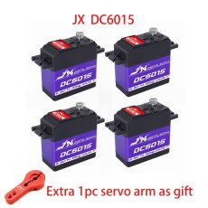 FEICHAO DC6015 Servo 15kg Aluminium Shell Metal gear Core Digital Standard for RC Drone Spare Part for For RC Model Transsmitter