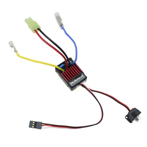 HobbyWing  1pcs Original QuicRun 1060 60A Brushed Electronic Speed Controller ESC For 1:10 RC Car Waterproof For RC Car