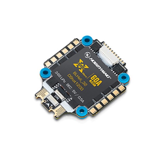 Hobbywing XRotor Micro 60A 3-6S Blheli_32 DSHOT1200 4 IN1 Brushless ESC for FPV Racing Drone Quadcopter