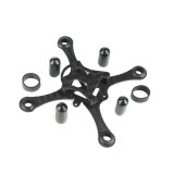 FEICHAO Brushed Mini Drone Frame Kit 100MM Wheelbase Carbon Fiber Frame Hollow Cup Rack for Indoor FPV Racing Drone