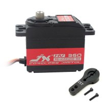 JX PDI-HV5932MG 32KG Large Torque 120 180 360 Degree Steering Digital Servo with Metal Servo Arm for RC Car Boat Robot
