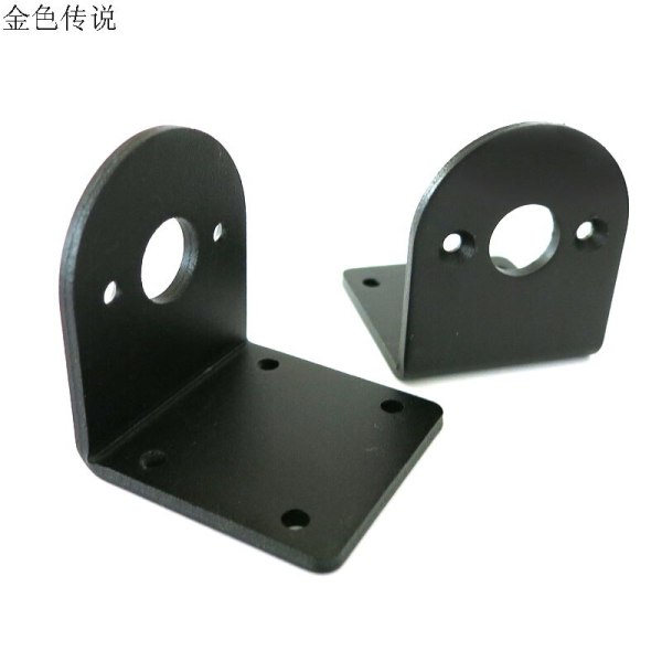 FEICHAO 550/545/555 Black L-Type Motor Mountings Aluminum Alloy Motor / Block Motor Mount / Motor Bracket Toy Accessory