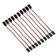 FEICHAO 10pcs 150mm Servo Receiver Extension Lead Wire Cable Cord 150MM M/F for Futaba  Wfly RC Helicopters Aircraft +FS