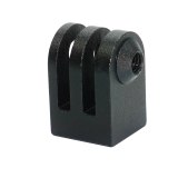 FEICHAO 1/4  Tripod Adapter CNC Metal Monopod Mount Base Black for Gopro Hero 13 8 7 6 5 4 SJCAM Yi for DJI OSMO Action Camera Accessories