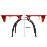 FEICHAO F450 Drone Frame Kit 4-Axle Airframe 450mm Quadcopter Frame Kit with Landing Skid Gear for DIY RC Drone Accessories
