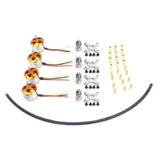 FEICHAO 4 Pcs A2212 1000KV Brushless Outrunner Motor Mount with 12 Pairs 3.5MM Banana Plug ( Male and Female) for Quad UFO FS