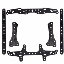 FEICHAO 1.5mm Glass fiber AR/MA1 Middle Wing Flank Reinforcing Plate Kit for Tamiya RC MINI 4WD Car Rock Crawlers RC Racer