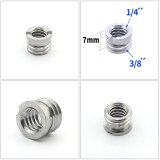 FEICHAO 1Pcs 1/4 3/8 Male to Female Thread Screw Mount Adapter Tripod Plate Screw Mount for Camera Flash Tripod Light Stand Converter