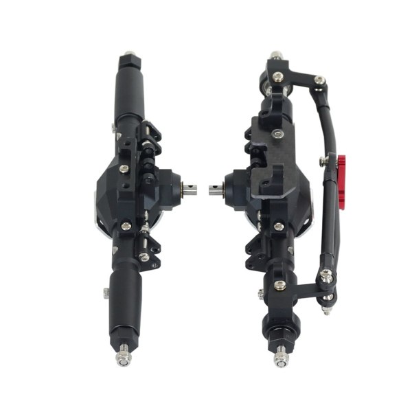 FEICHAO Aluminum CNC Anodized Full Front Rear Portal Axle for 1/10 RC Crawler Car Axial SCX10 III 90046 90047 Upgrade Parts