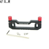 FEICHAO For HDMI Cable Winder Clamp Mount Plate for 5  Ninja V Monitor for A6500 5D2 BMPCC 4K 6K Camera Cage Rig 1/4  Fixed Clip Adapter