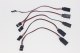 FEICHAO 5pcs 15cm Servo Receiver Extension Wire Cable Cord 150MM M/F for Futaba  Wfly RC Helicopters Aircraft +FS