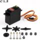 FEICHAO 15kg Metal Gear Servos Digital Servo 180/270/360 Degree Metal Gear Motor for Futaba JR Car RC Helicopter Boat DIY Toys