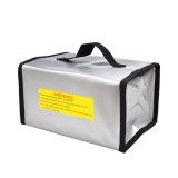 FEICHAO 215x155x115mm Fireproof LiPo 2s 3s 4s Battery Portable Explosion-Proof Safe Bag Protective RC Batteries Storage Handbag Size L