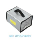 FEICHAO 215x155x115mm Fireproof LiPo 2s 3s 4s Battery Portable Explosion-Proof Safe Bag Protective RC Batteries Storage Handbag Size L