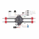 FEICHAO F411 F4 2-4S BLHeli_S AIO Brushless 20A Flight Control Racing Toothpick Flight Controller for RC Racer Racing Drone