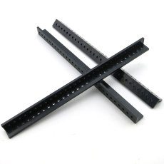 FEICHAO 2Pcs Angle-Long Perforated Plastic Strip Profile Manual DIY / Axle Frame Bracket / Smart Car Robot Accessory