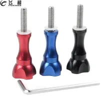 FEICHAO CNC Aluminum Alloy Long Thumb Knob Screw Adjustable for GoPro Hero 13 8 7 6 5 Max Sjcam XiaoYi 4K  Action Camera Accessories