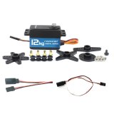 FEICHAO 120/180/270/360 Degree Waterproof Servo 12kg Short Body Metal Gear Digital Servo for Robot/Airplane/RC Car/RC Toy Part