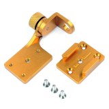 FEICHAO Motorcycle Rearview Mirror Mount Bracket Clamp Bar Camera Holder Aluminum for GoPro Hero 8 MAX XiaoYi SJCam SJ5000 Accessories