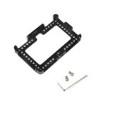 FEICHAO Monitor Cage Bracket Aluminum Alloy Form-Fitted for FeelWorld F6 Plus 5.5  Display On-Camera Monitor Accessories 1/4 -20 Mount