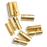 FEICHAO 2mm 4mm 5mm 8mm Gold Bullet Banana Connector plug Male Female Thick Gold Plated for ESC Battery 100pairs included