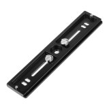 FEICHAO Quick Release Plate 200mm Ball Head Tripod Clamp Monopod Mount Plate CNC PU-200 for DSLR Camera Arca Swiss Benro B1 B2 B3 J1 J2