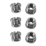 FEICHAO 6Pcs 3/8  1/4  5/8  to 3/8 inch Tripod Screw Converter Nut Camera Adapter Mount for Light Stand Rig Microphone Video Photograph