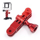 FEICHAO CNC Aluminum Three Way Adjustable Pivot Arm Mount Adapter for GoPro Hero 13 8 7 6 5 4 for DJI OSMO Action for SJCAM YI Eken Camera