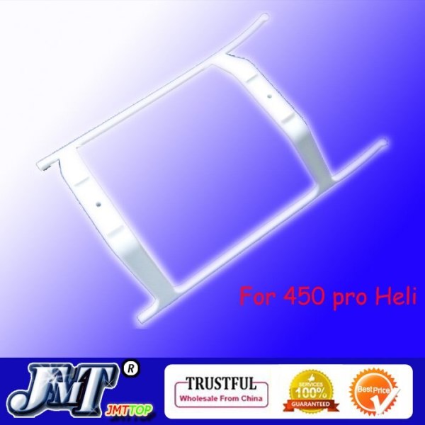 FEICHAO White Plastic Landing Skid Kit (one hole) undercarriage As H45050 Landing gear,TREX 450 PRO RC Helicopters + FS