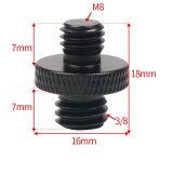 FEICHAO 1/4  3/8  5/8  M8 M6 Male to Female Thread Screw Mount Converter Adapter Mic Bracket Stand Tripod Plate SLR Camera Accessories