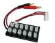 FEICHAO 1 To 12 Cells 7.4V 2S Battery Parallel Charge Board For RC helicopter Airplanes Lipo battery AKKU JST + FS