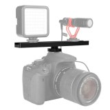 FEICHAO Hot Cold Shoe Extension Rail Bracket Bar 18cm 1/4  Screw Mount for Flash Speedlite Video Light Microphone for Canon Nikon Sony