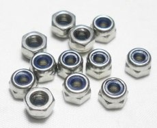 FEICHAO 100pcs M3 Nylon Insert Lock Hex Nuts Slip-resistant Hexagonal Standoff Spacer M3 Nut For Tyre Robot + FS