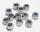 FEICHAO 100pcs M3 Nylon Insert Lock Hex Nuts Slip-resistant Hexagonal Standoff Spacer M3 Nut For Tyre Robot + FS