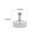 FEICHAO Diving 1/4  inch 1/4-20 Camera Screw Quick Release Stainless Steel 304 Hand Screw for Handle Tray Bracket Underwater Photography